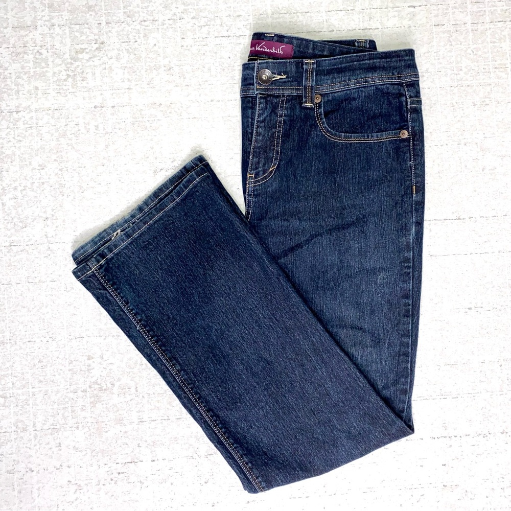 Gloria Vanderbilt Isabelle Flare Jeans 12 Blue Denim Pants